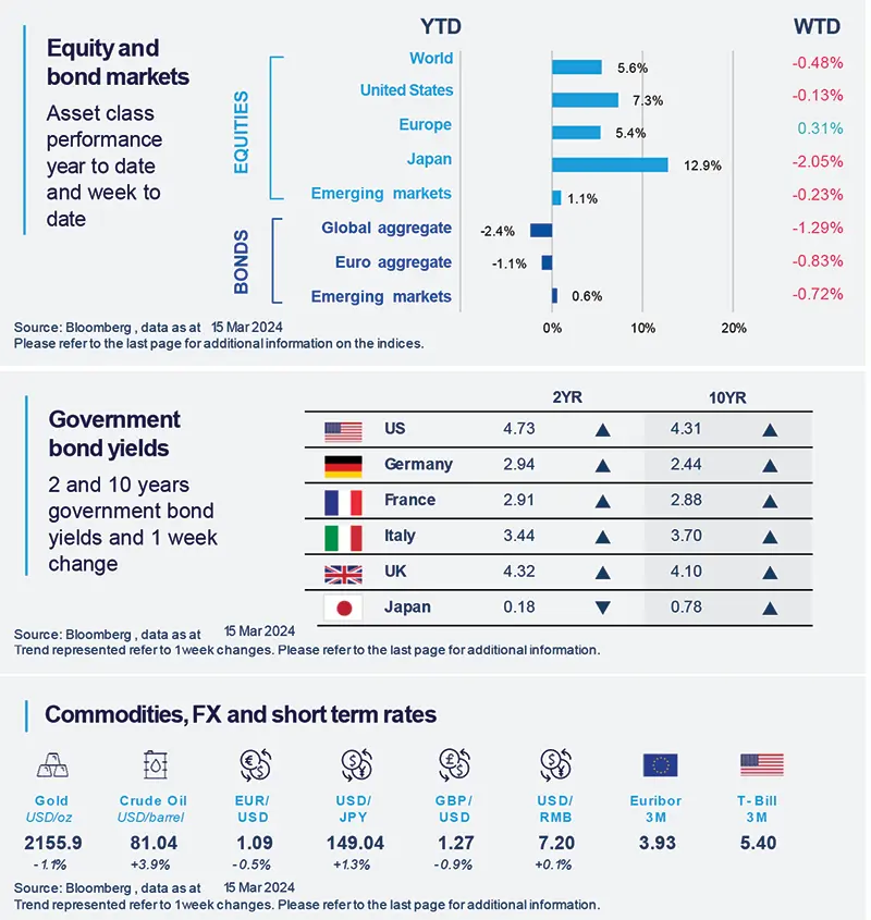 Equity bond markets Government bond yields