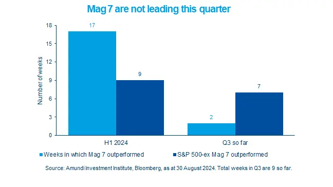 Mag 7 are not leading this quarter