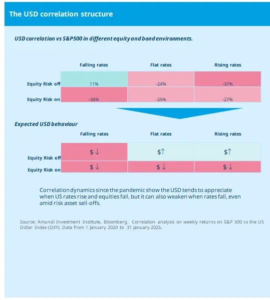 The USD correlation structure