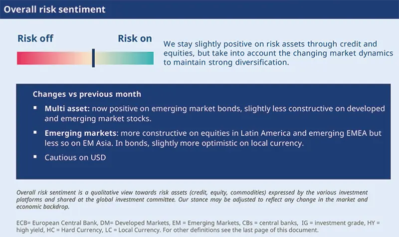 Overall risk sentiment