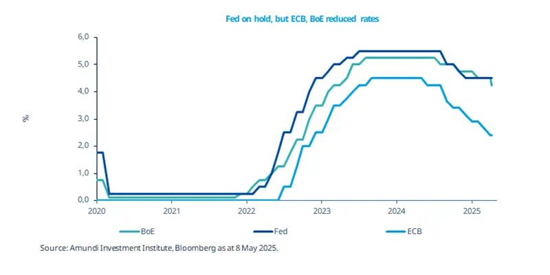 Fed on hold, but ECB and BoE cut rates