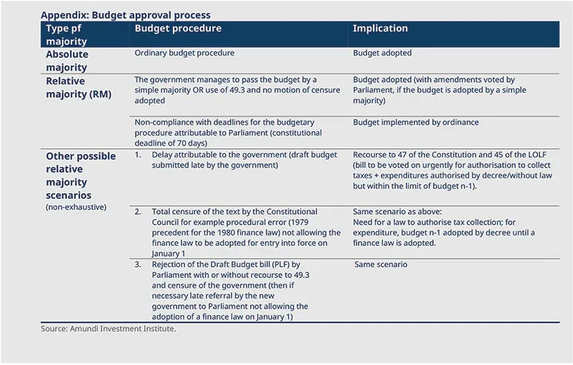 Appendix: Budget approval process