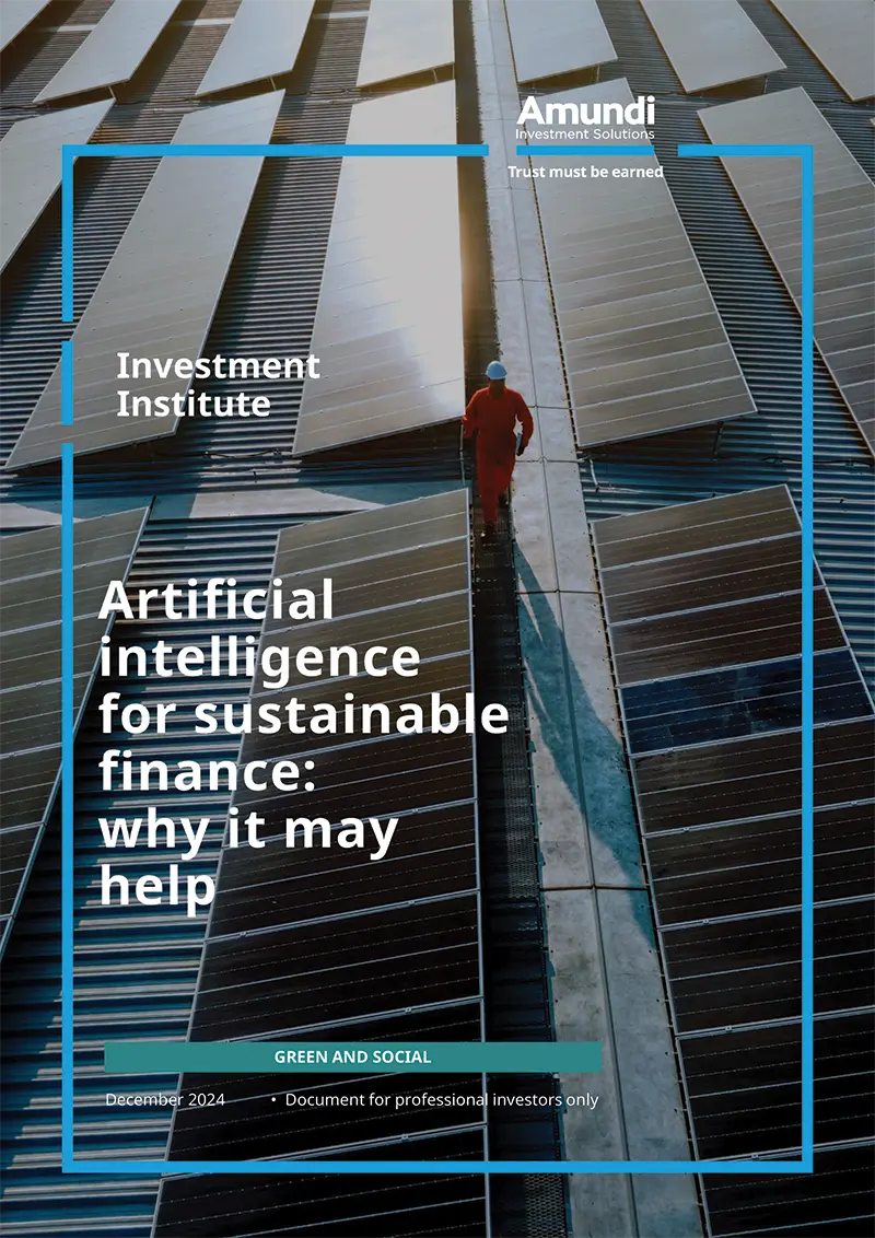 AI for sustainable finance: why it may help