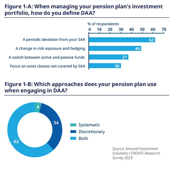 When managing your pension plan’s investment portfolio, how do you define DAA?