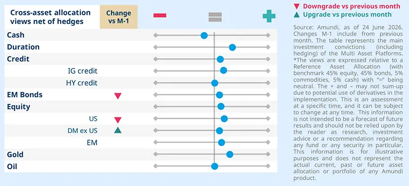 Amundi Multi Asset Investment Views*