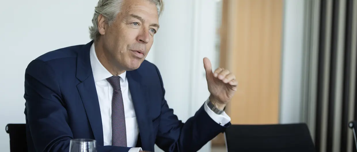 Chris Pellis am Büro