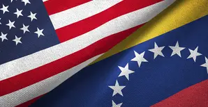 bandiera americana e venezuelana 