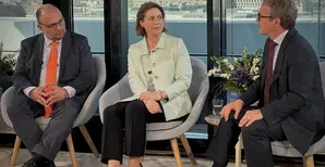 Prof. Kolev, Prof Wieland und Helen Windischbauer